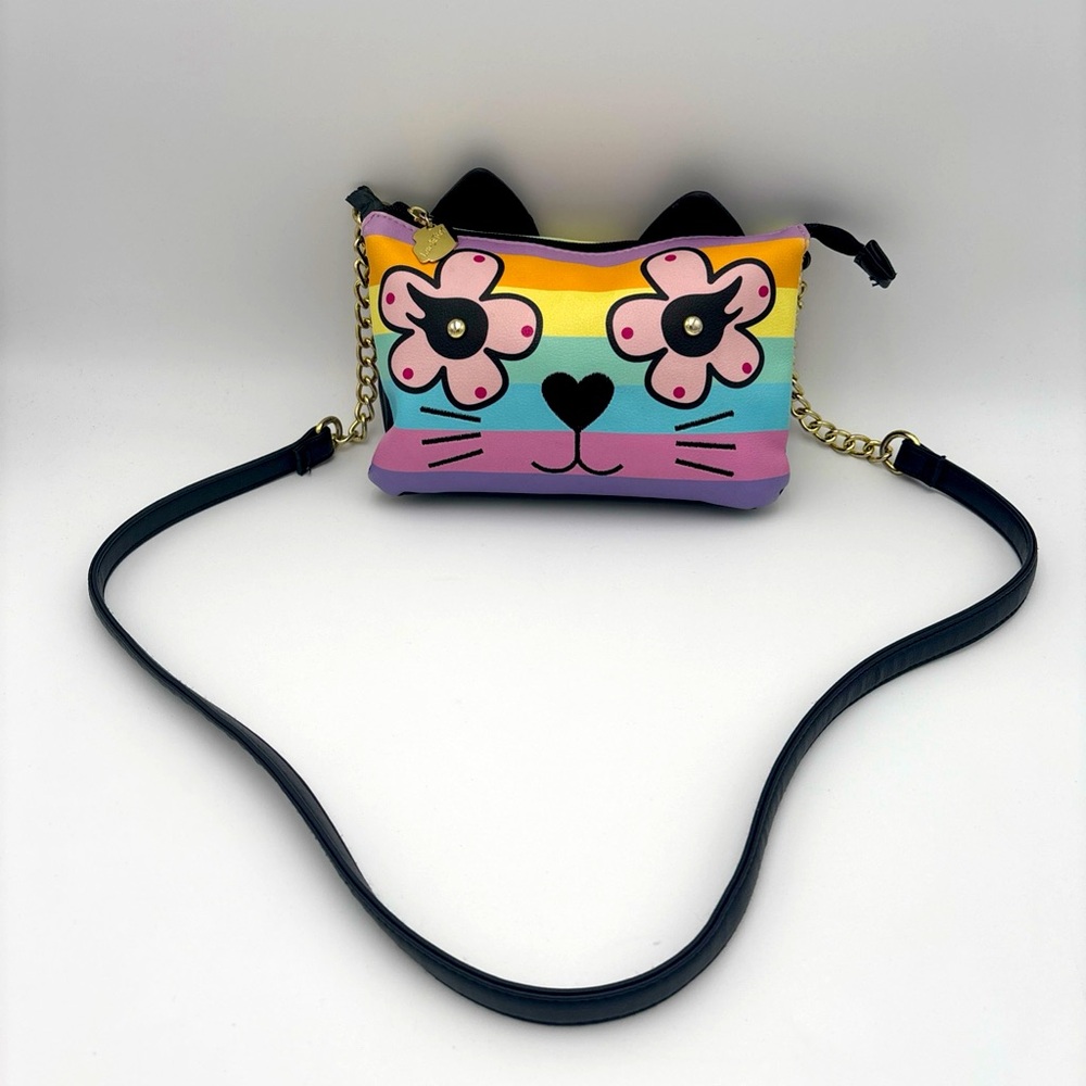 Colorful Cat Face‎ Kids Crossbody Bag
